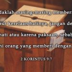 Kumpulan Ayat-ayat Alkitab tentang Memberi kepada yang Membutuhkan