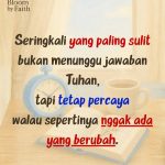 Renungan Kristen Tentang Tetap Percaya di Tengah Masa Sulit