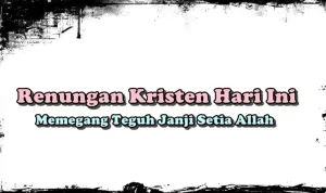 renungan kristen hari ini