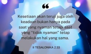 Renungan Kristen tentang Ketekunan